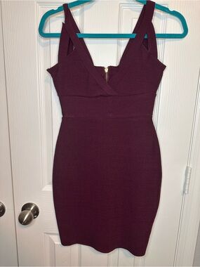New Look Plum Bandage Bodycon Mini Dress